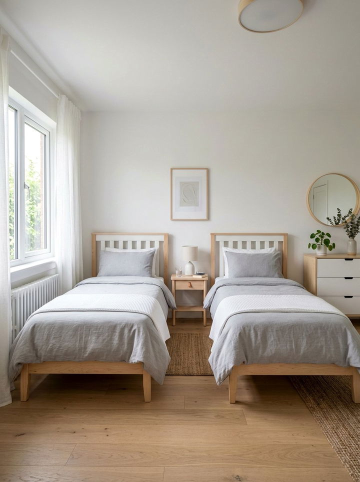 Scandi Style Twin Bedroom Set - 30 twin bedroom sets
