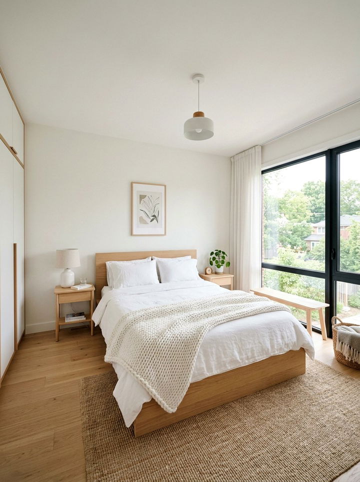 Scandi Style White Bedding - 30 bedroom white bedding ideas