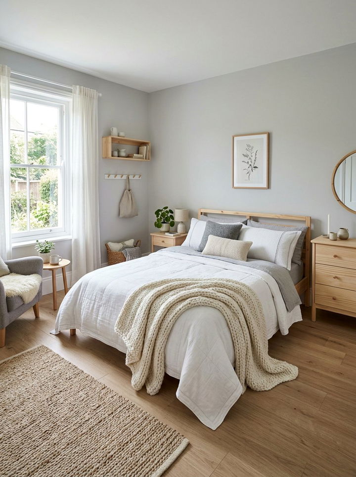 Scandi Style White Quilt - 30 bedroom bedding sets