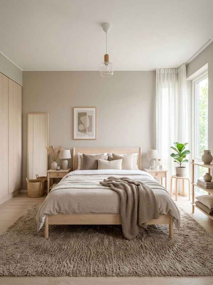 Scandi Taupe Bedroom - 30 taupe bedroom ideas