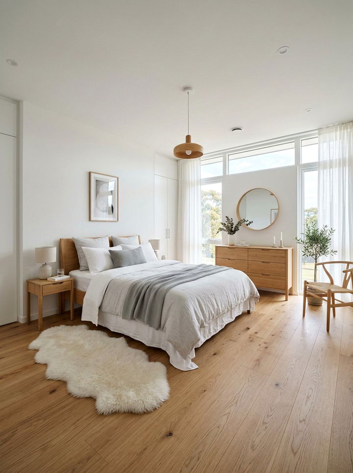 Scandi White Bedroom - 30 modern white bedroom ideas