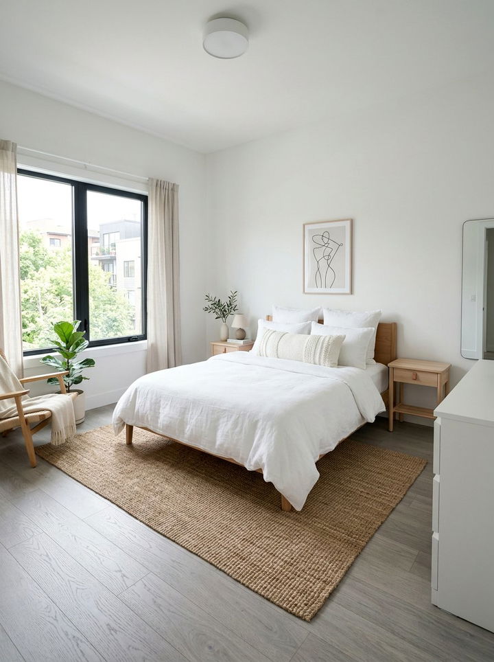 Scandi White Lumbar Pillow - 30 bedroom lumbar pillows