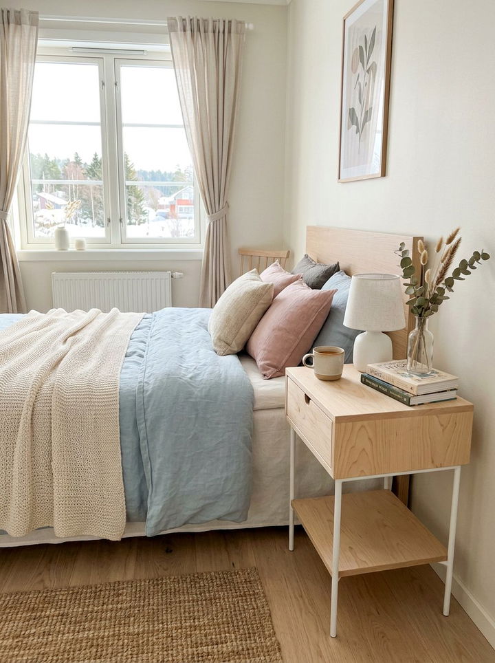 Scandi nightstand - 30 bedroom modern nightstands