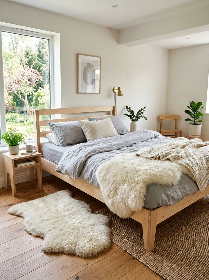 Scandi plywood bed frame - 30 bedroom bed frames