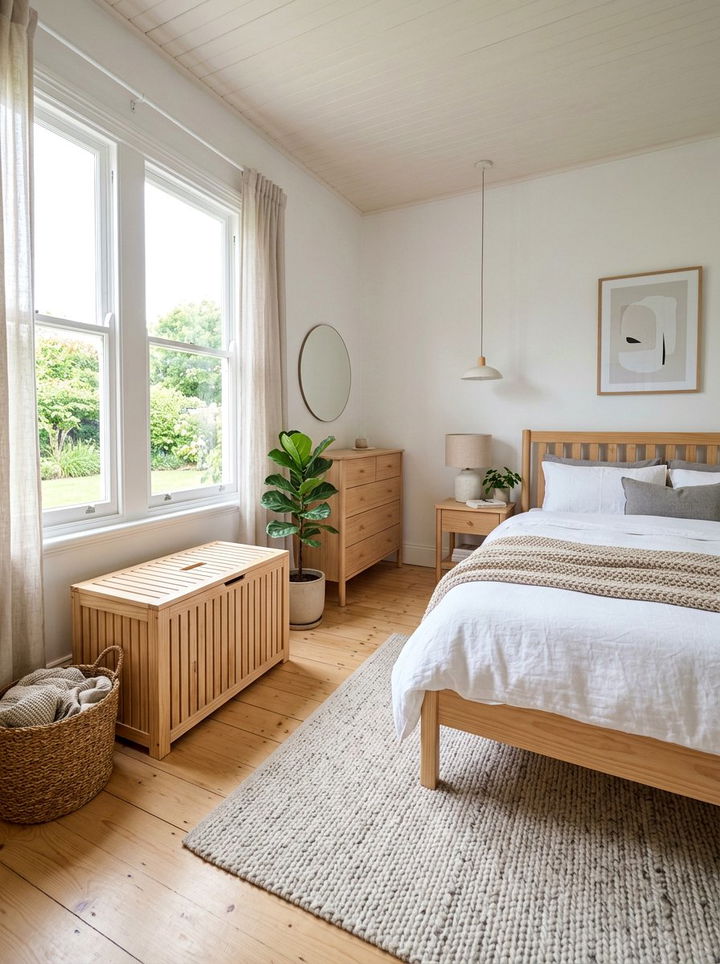 Scandi style laundry crate - 30 bedroom laundry baskets