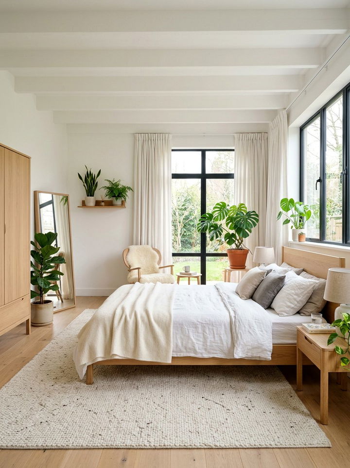 Scandi style master bedroom - 30 new construction bedroom ideas