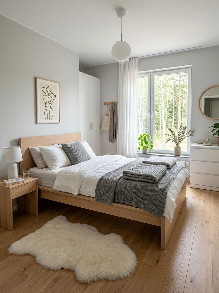 Scandinavian Bedroom - 30 easy bedroom ideas