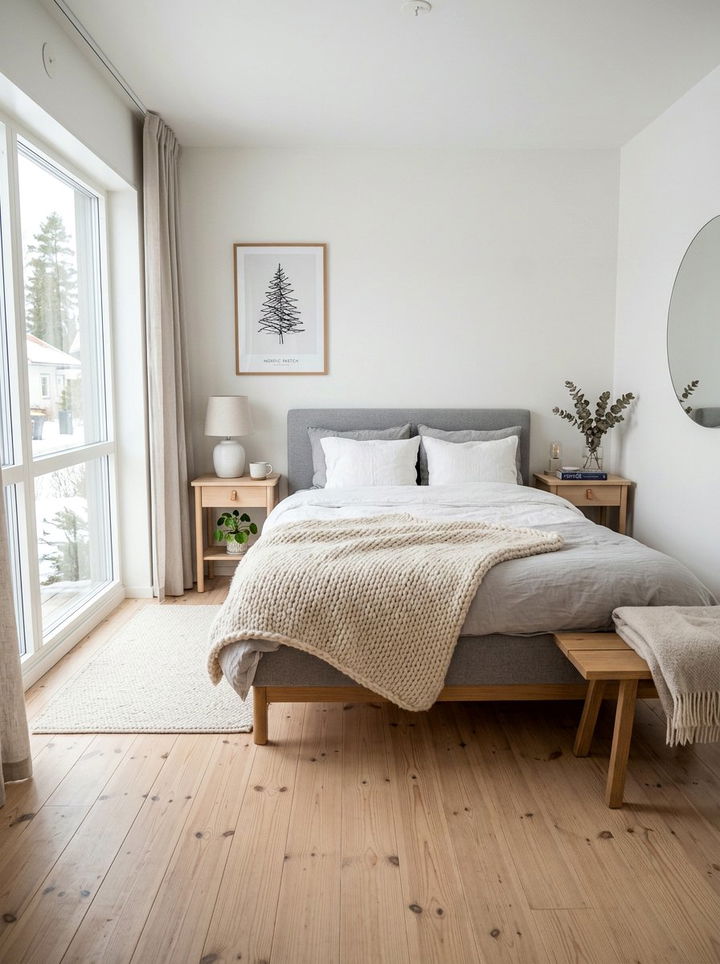 Scandinavian Bedroom - 30 peaceful bedroom ideas