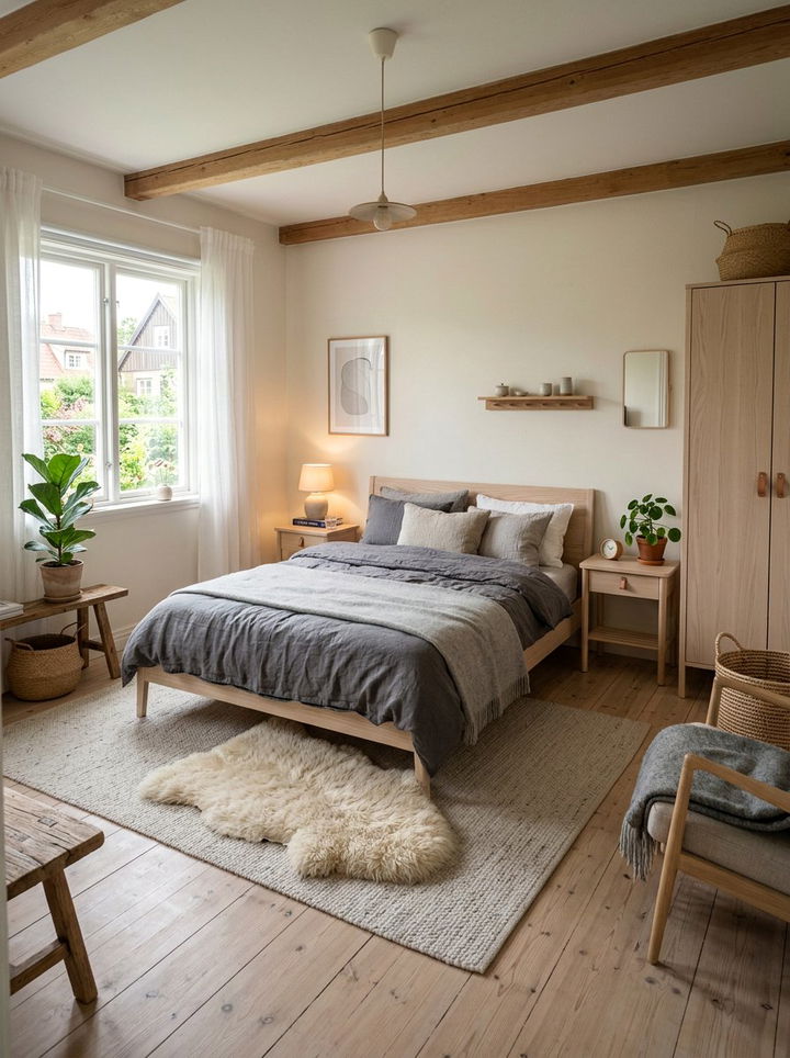Scandinavian Bedroom - 30 bedroom room settings