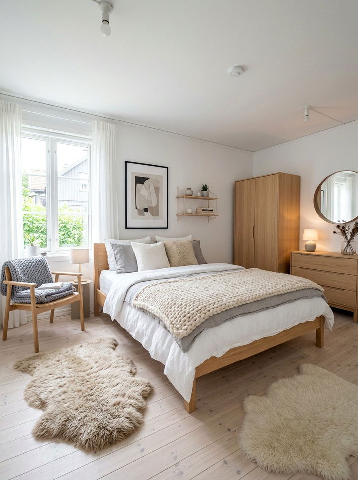 Scandinavian Bedroom - 30 bedroom themes