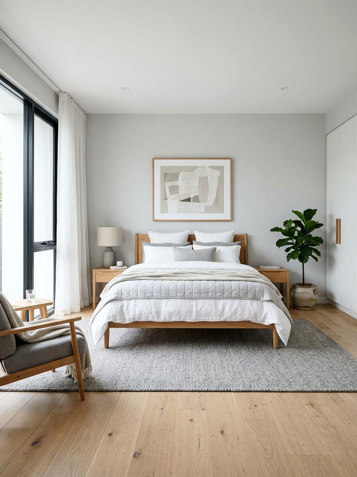 Scandinavian Gray Bedroom - 30 cool gray bedroom ideas