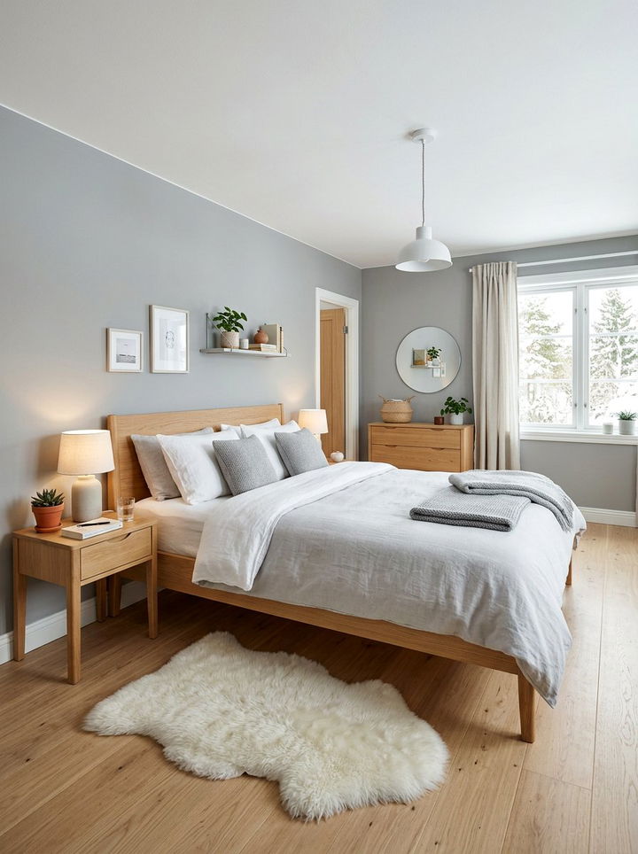 Scandinavian Gray Bedroom - 30 modern gray bedroom ideas
