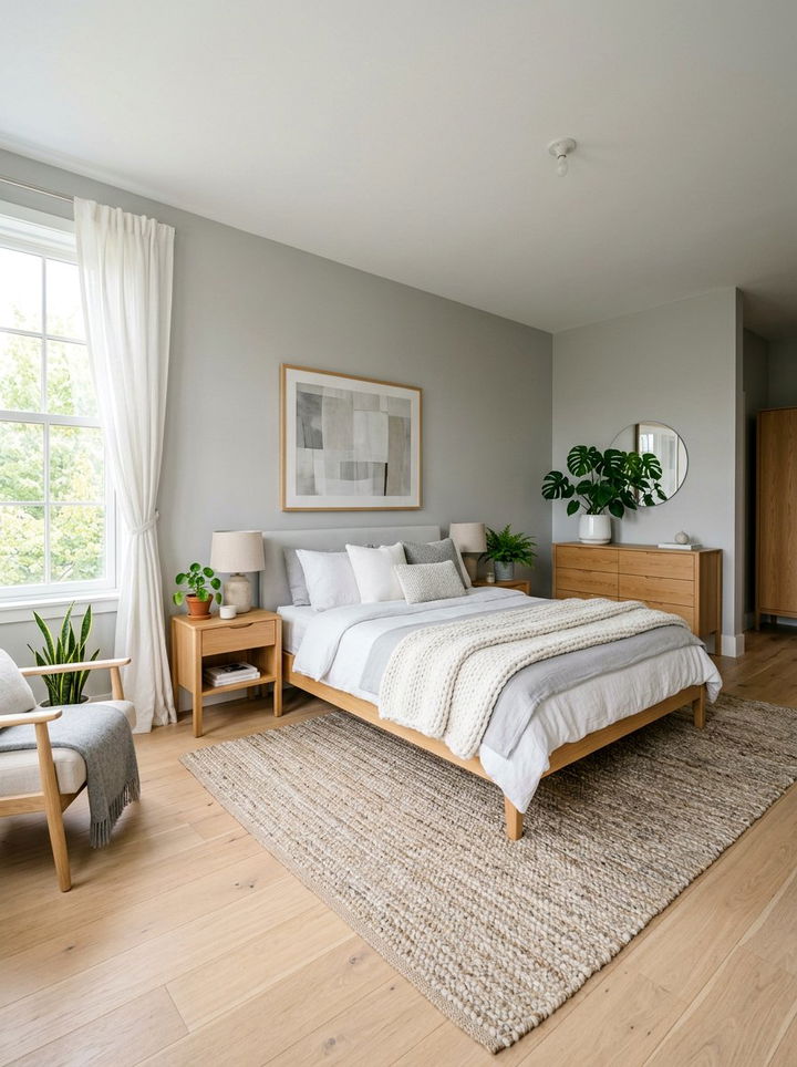 Scandinavian Grey Bedroom - 30 grey bedroom ideas
