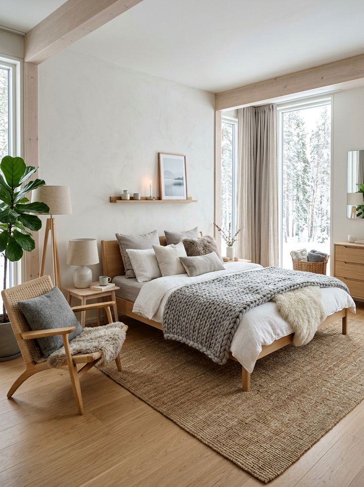 Scandinavian Hygge Bedroom - 30 high-end bedroom ideas