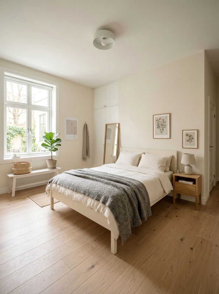 Scandinavian Ivory Bedroom - 30 ivory bedroom ideas