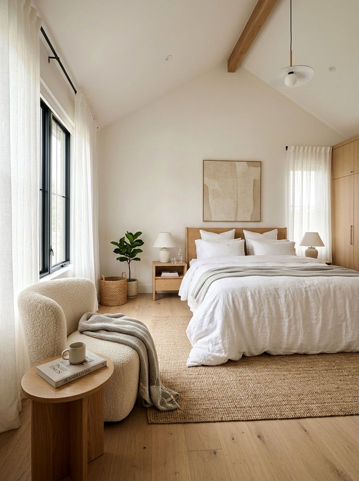 Scandinavian Master Bedroom - 30 scandinavian white bedroom ideas