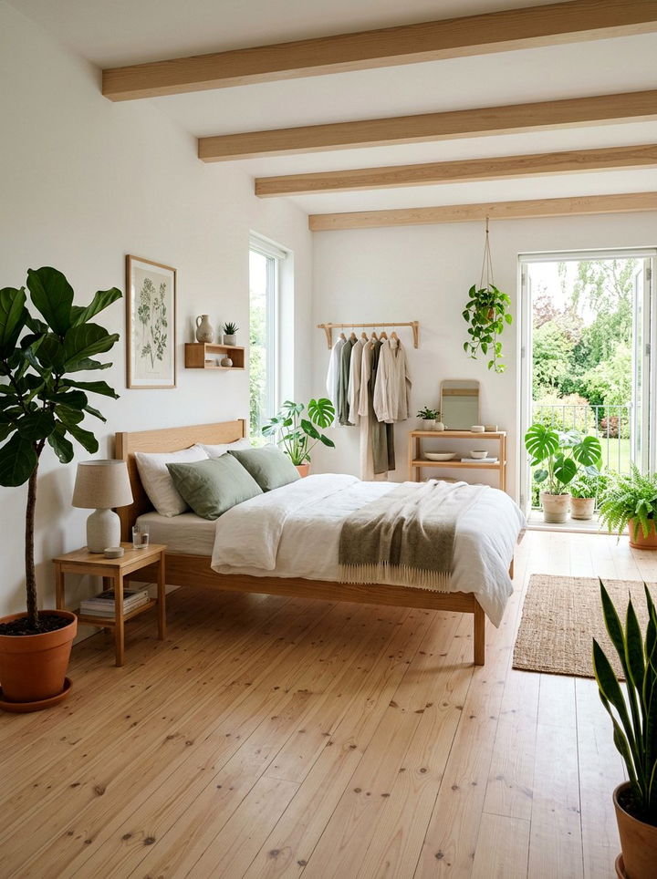 Scandinavian Open Bedroom - 30 open concept bedroom ideas