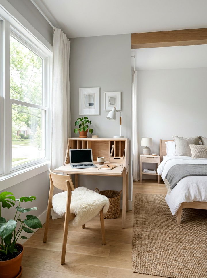 Scandinavian Style Secretary Desk - 30 bedroom secretary desks