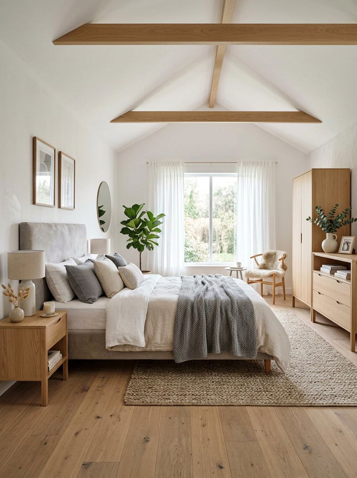 Scandinavian Suede Bedroom - 30 suede bedroom ideas