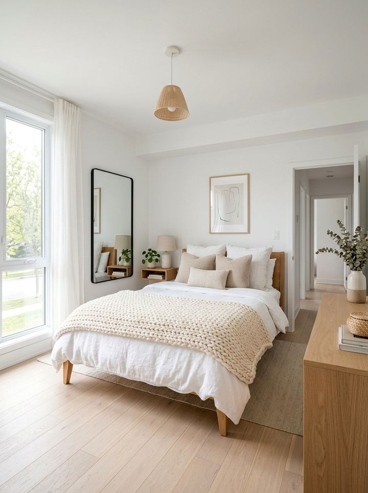 Scandinavian White Bedroom - 30 contemporary white bedroom ideas