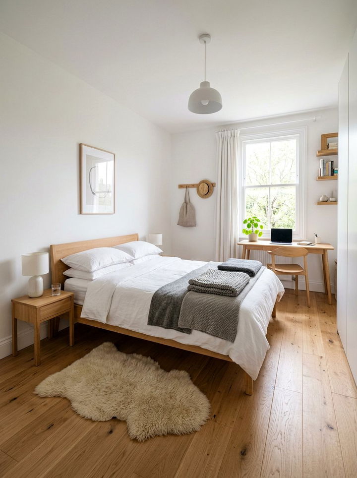 Scandinavian White Bedroom - 30 cool white bedroom ideas