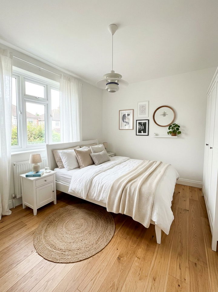 Scandinavian White Bedroom - 30 all white bedroom ideas