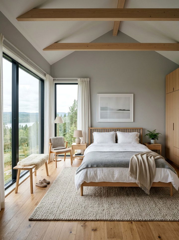 Scandinavian Wood Bedroom - 30 instant bedroom ideas