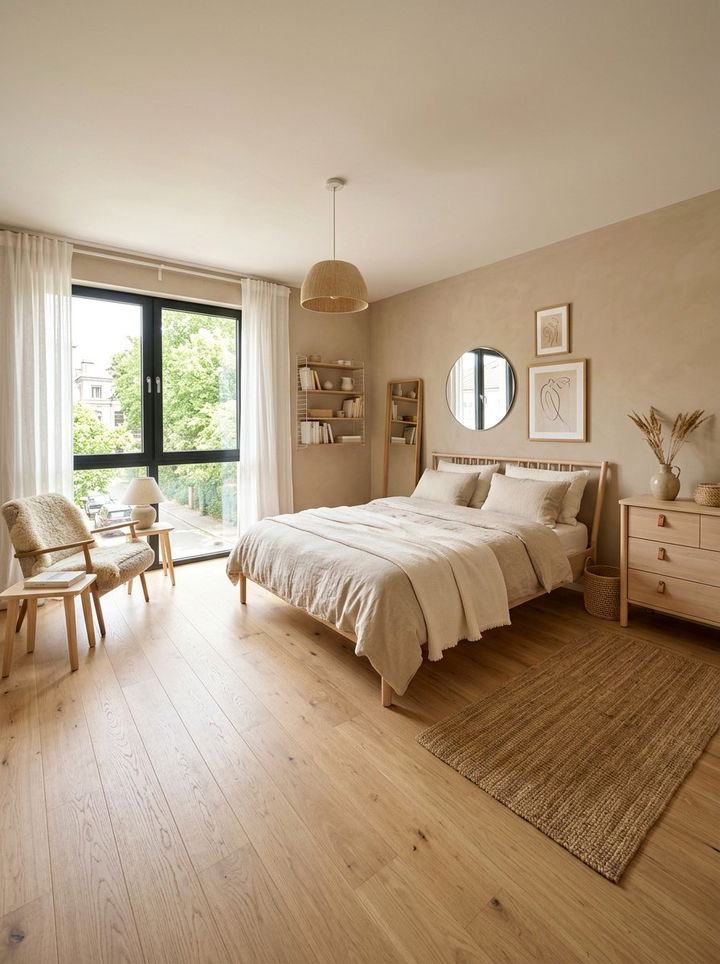 Scandinavian beige bedroom - 30 modern beige bedroom ideas