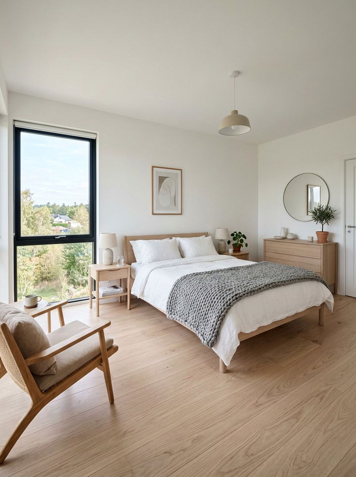 Scandinavian master bedroom look - 30 empty nester bedroom ideas