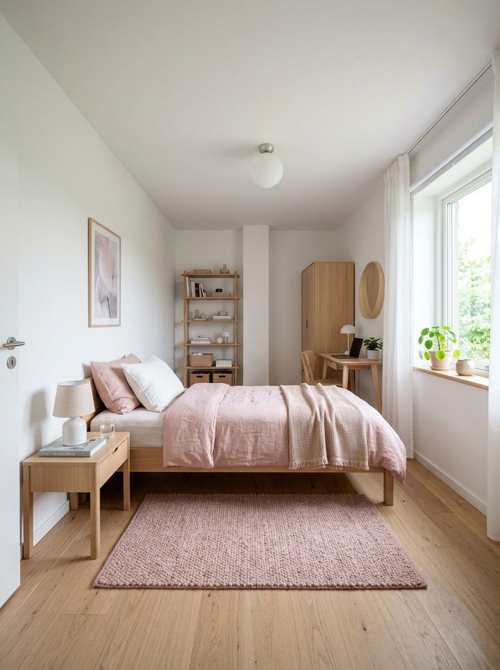 Scandinavian pink bedroom - 30 bubblegum pink bedroom ideas