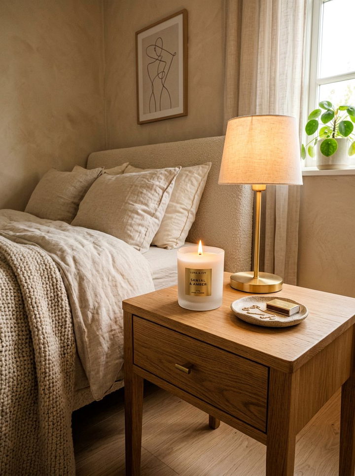 Scented Candle - 30 bedroom decorative objects