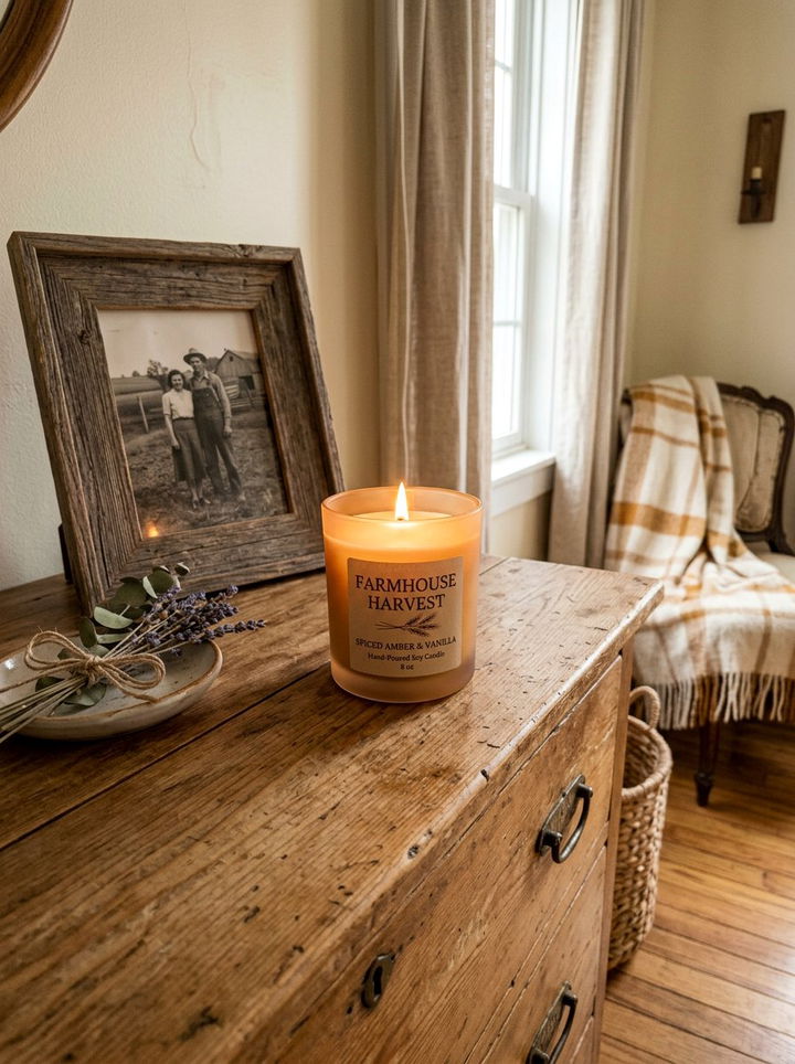 Scented Soy Candle - 30 bedroom aromatherapy ideas