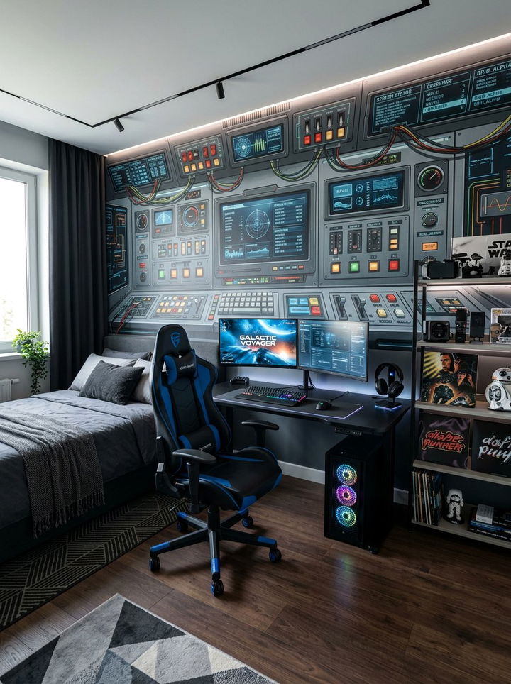 30 Space Themed Bedroom Ideas for a Galactic Escape