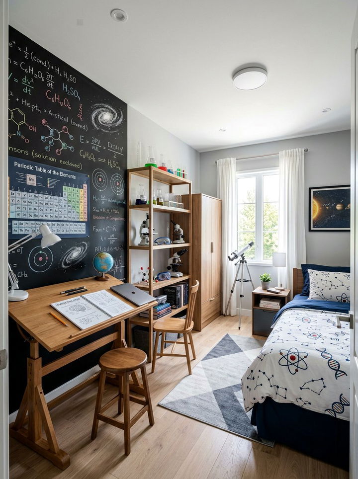 Science bedroom - 30 nerd bedroom ideas