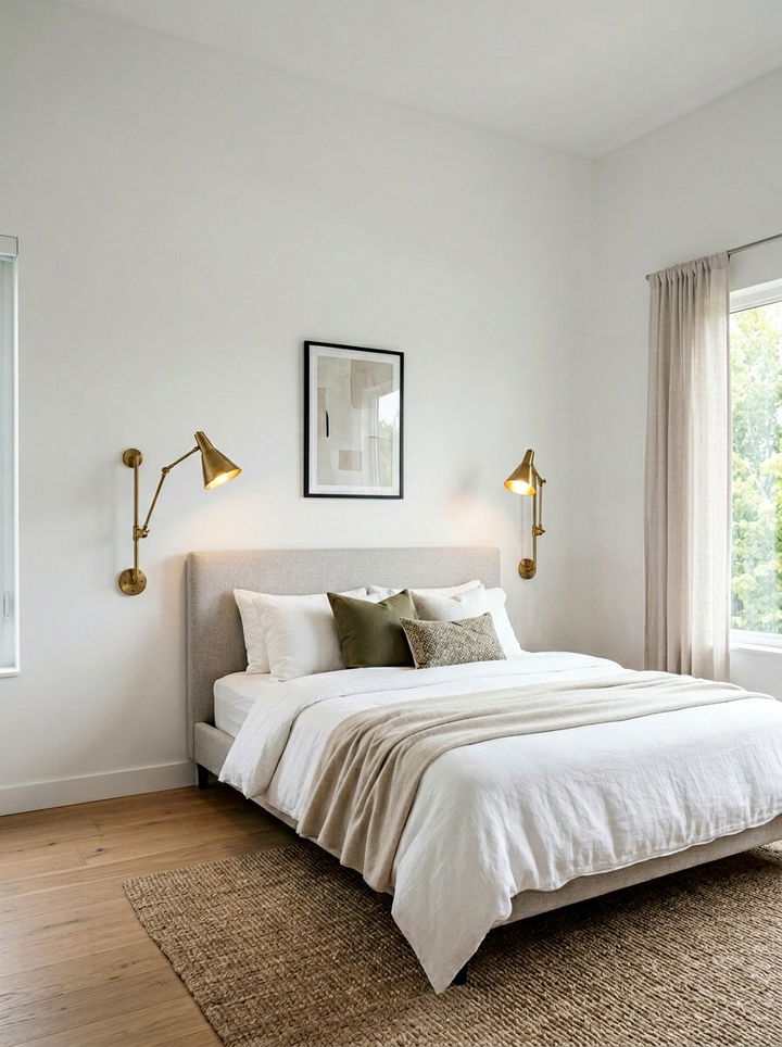 Sconce Lighting - 30 small bedroom ideas