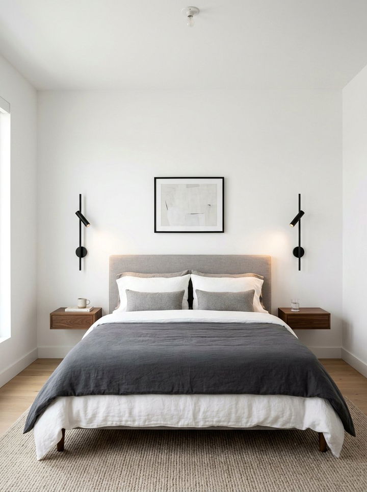 Sconce Wall Lighting - 30 low ceiling bedroom ideas