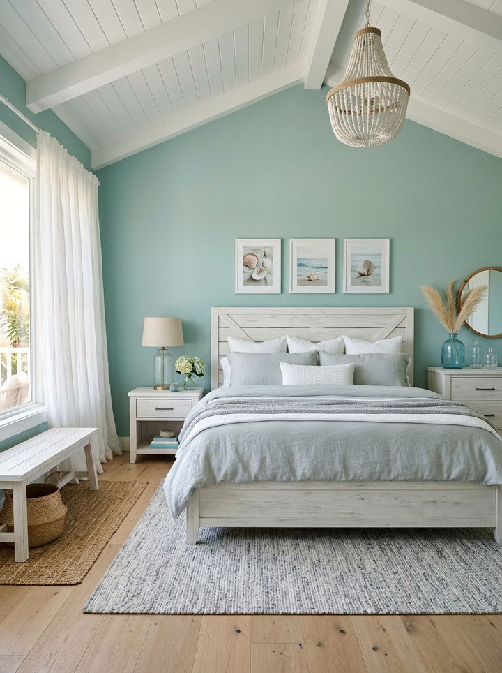 Seafoam Green Bedroom - 30 cool toned bedroom ideas