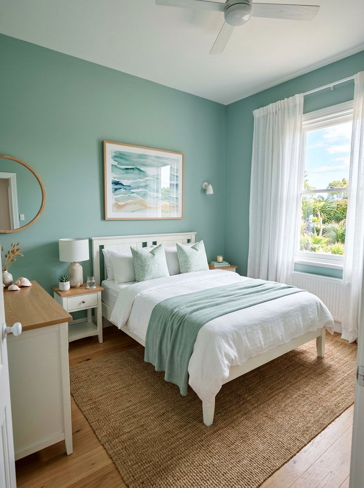 Seafoam Green Bedroom - 30 relaxing bedroom color ideas