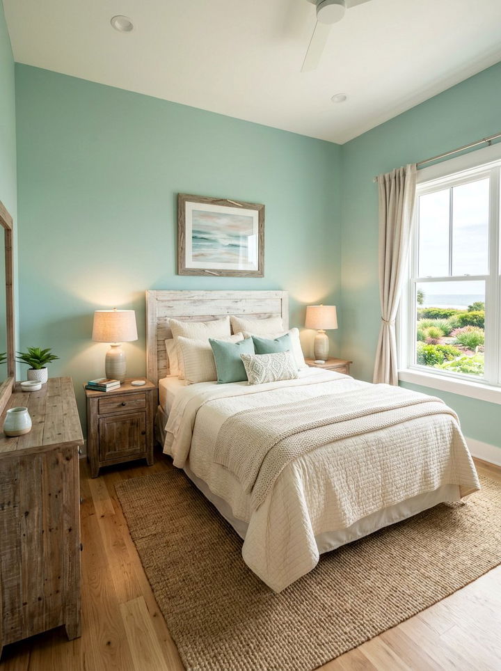 Seafoam Green Bedroom - 30 coastal green bedroom ideas