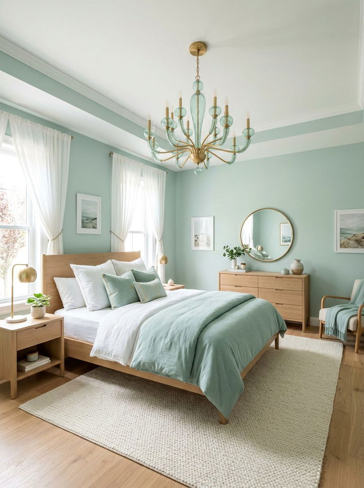 Seafoam Green Gold Light Fixtures - 30 green and gold bedroom color combo