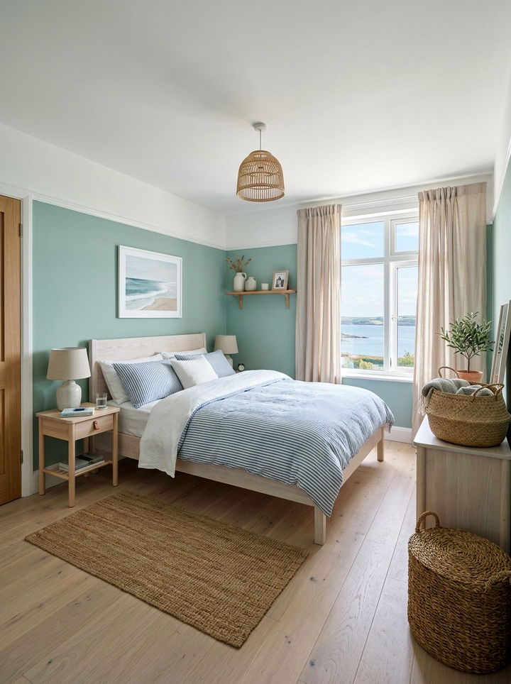 Seafoam Green Scandinavian Bedroom - 30 scandinavian green bedroom ideas