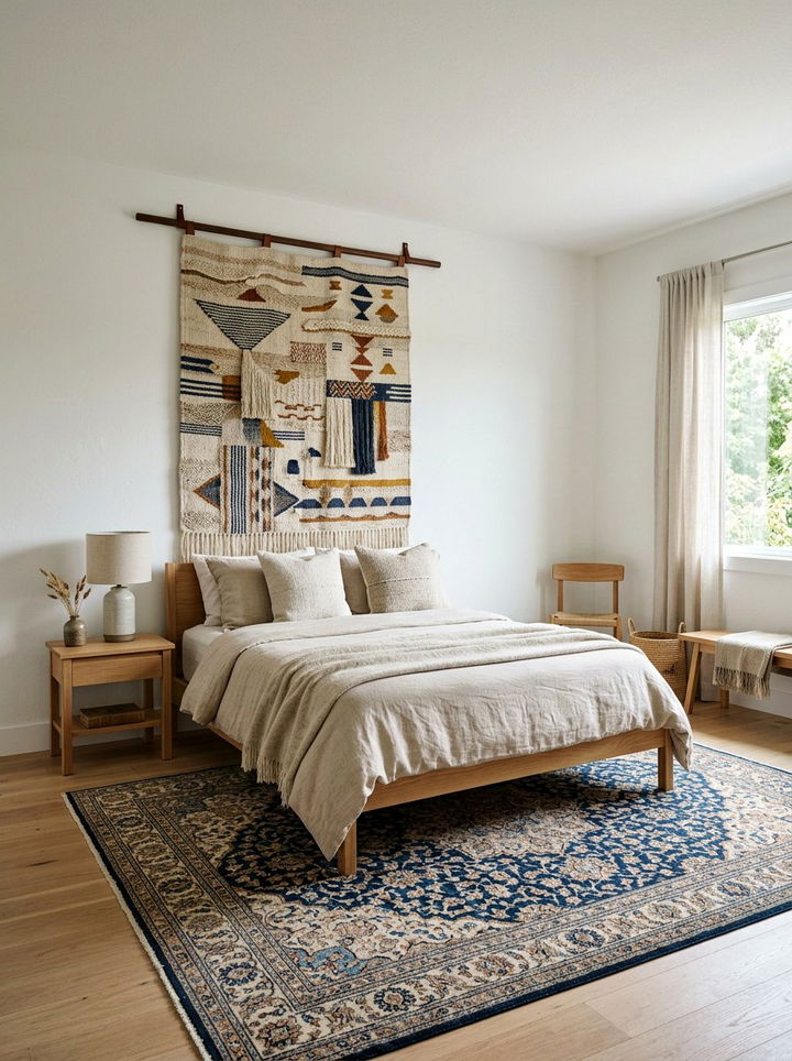 Serene Handcrafted Bedroom - 30 handwoven bedroom ideas