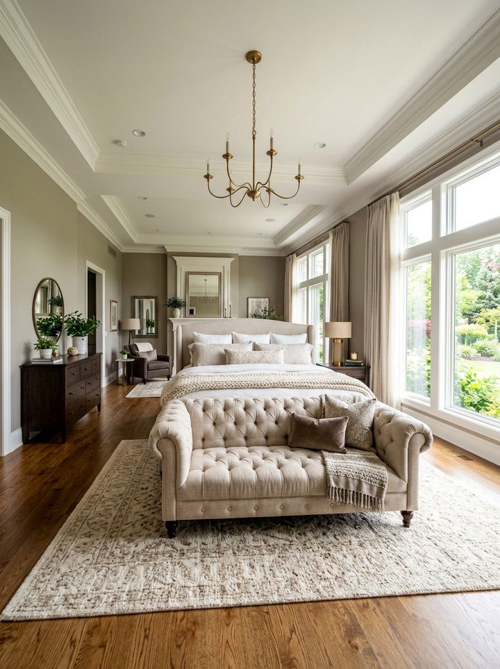 Settee At Bed Foot - 30 bedroom seating arrangements ideas