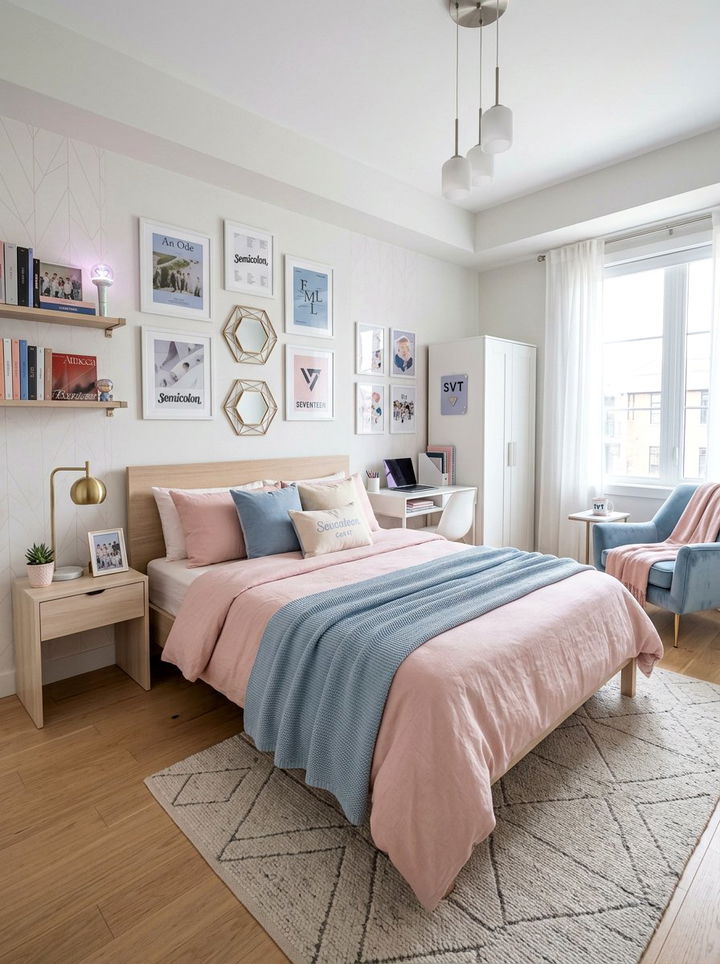 Seventeen Inspired Bedroom - 30 K-pop bedroom ideas