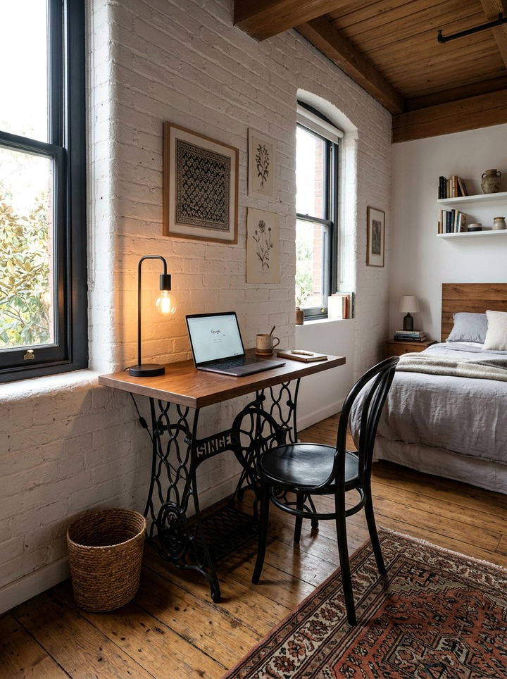 Sewing Machine Desk Bedroom - 30 repurposed bedroom ideas