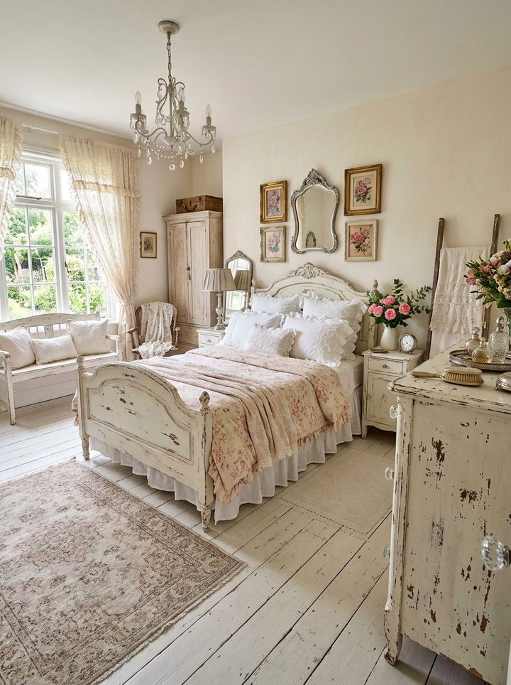 Shabby Chic Bedroom - 30 cozy bedroom settings