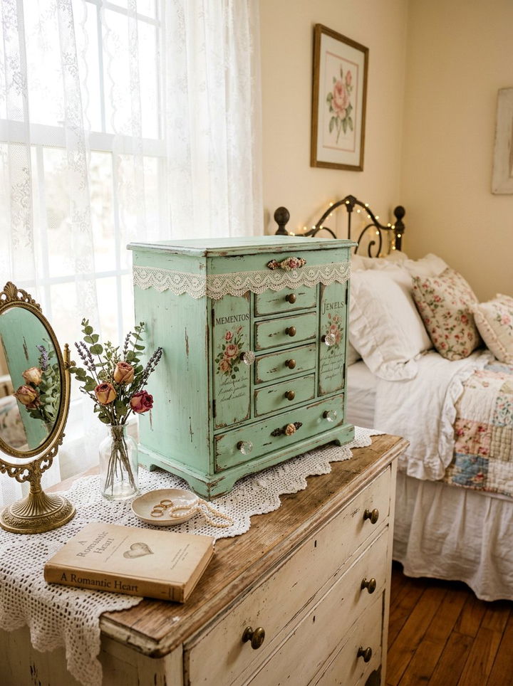 Shabby Chic Jewelry Box - 30 bedroom jewelry boxes