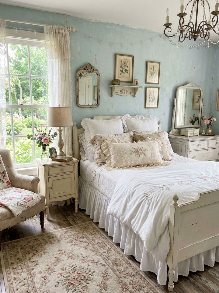 Shabby Chic Lumbar Pillow - 30 bedroom lumbar pillows