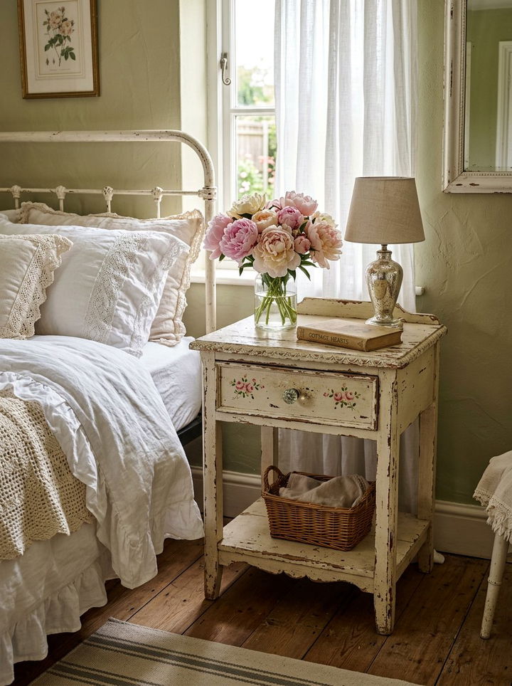 30 Bedroom Vintage Nightstands for Antique Style Lovers