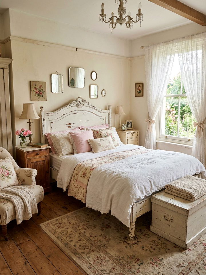 Shabby chic bedroom - 30 bedroom furniture settings